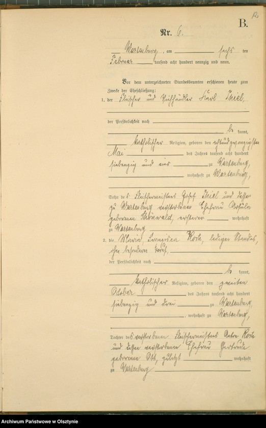 image.from.unit.number "Heiraths-Haupt-Register Nr 1 - 31"