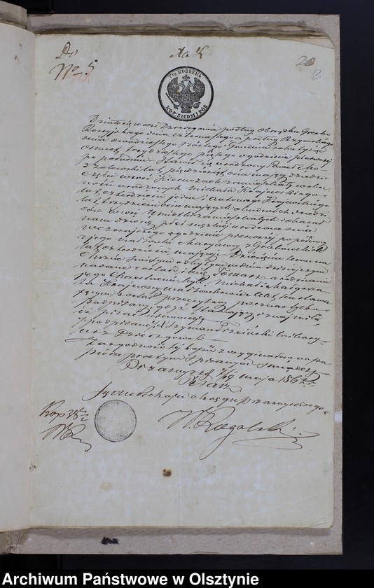 image.from.unit.number "Annexa Ślubów z Parafij Grzebskiey z Roku 1865"