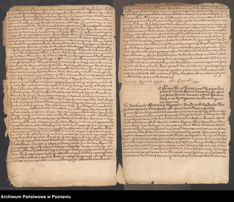 Obraz 6 z jednostki "Prothocollum nobilis officii consularis civitatis SR.Mtis Posnaniae."