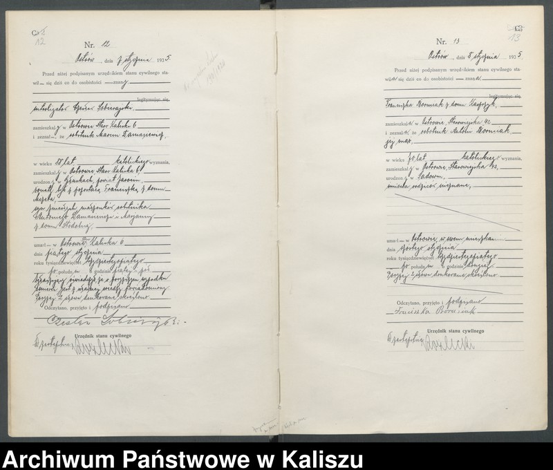 Obraz 11 z jednostki "[Księga zgonów]"
