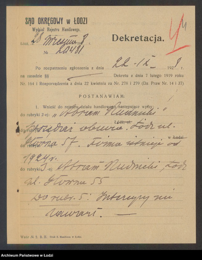 Obraz 6 z jednostki "Abram Rudnicki- sprzedaż obuwia"