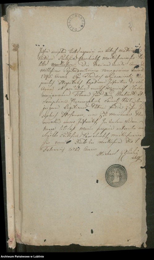 image.from.unit "Alegaty do ksiąg urodzeń, zapowiedzi, małżeństw i zgonów z lat 1822 - 1823"