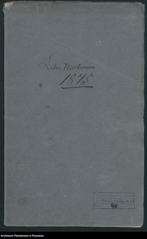 Obraz 2 z jednostki "Księga zgonów"