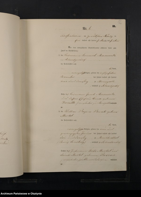 image.from.unit.number "Heiraths-Haupt-Register Nr 1 - 39"