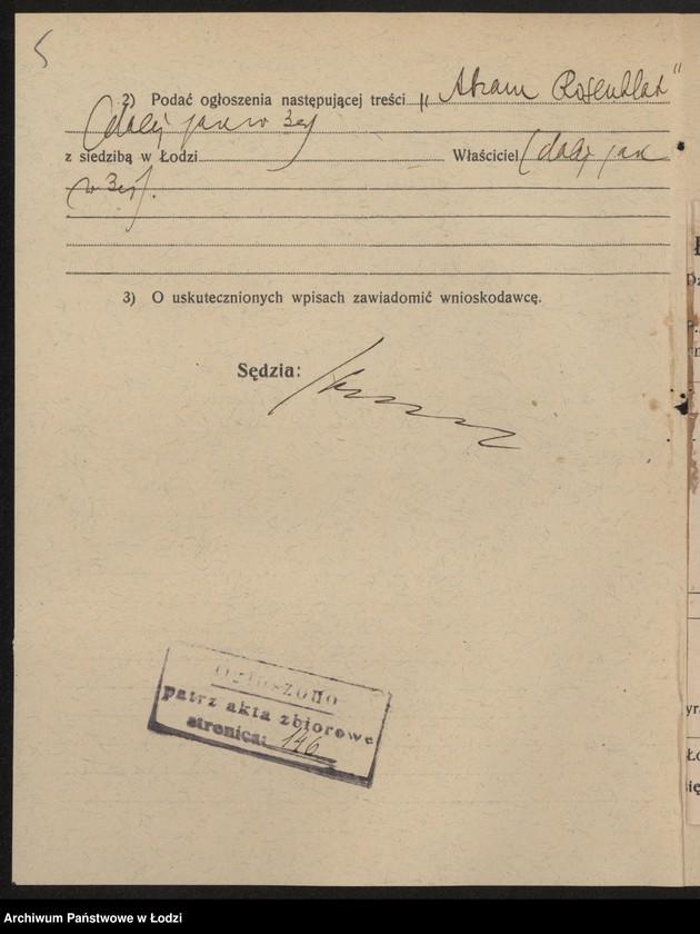 Obraz 7 z jednostki "Abram Rozenblat- sprzedaż resztek"