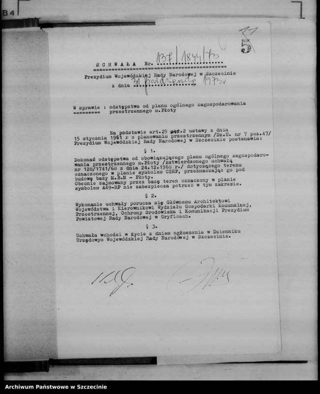 image.from.unit.number "Protokół posiedzenia Prezydium Wojewódzkiej Rady Narodowej  nr 137, miesiąc październik"