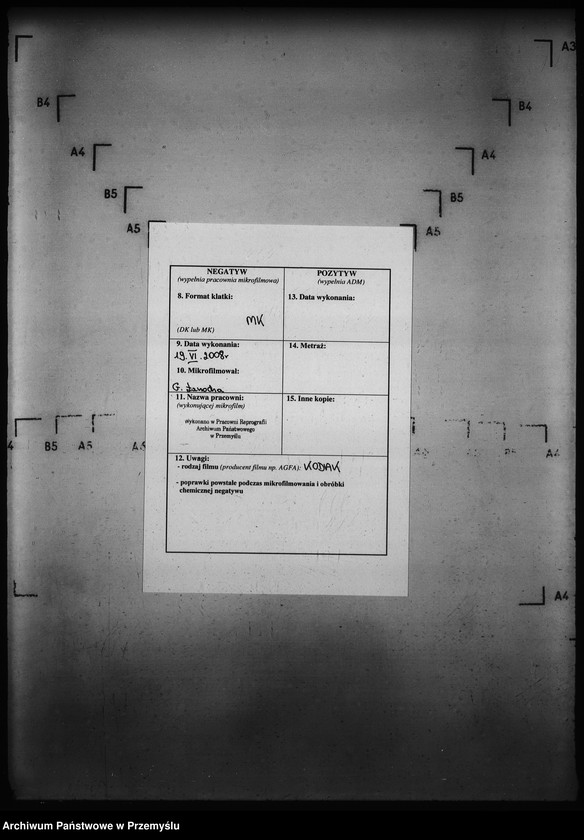 Obraz 3 z jednostki "[Kopie ksiąg metrykalnych parafii Nowa Wieś z filią Łosie (dekanat Muszyna)]"