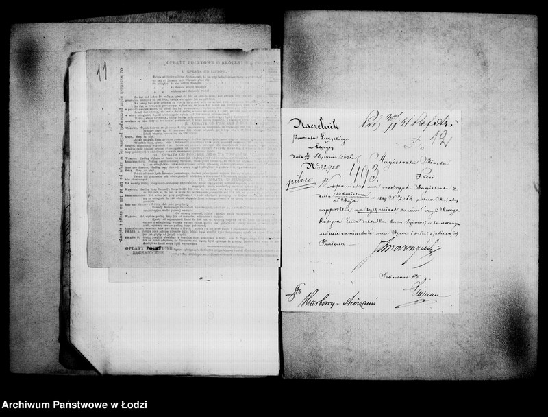 Obraz 15 z jednostki "Akta tyczące się awizacji"