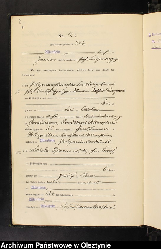 image.from.unit.number "Heirats-Haupt-Register Nr 1-210"