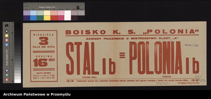 image.from.collection.number "W Światowy Dzień Futbolu - afisze z przemyskiego zasobu111"