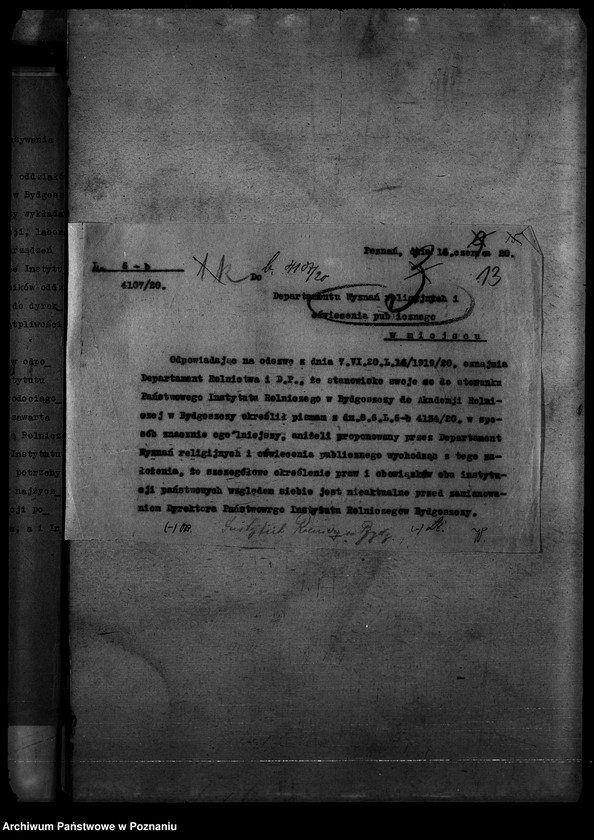 image.from.unit.number "Akademia Rolnicza Państw. Naukowego Instytutu Rolniczego Bydgoszcz"