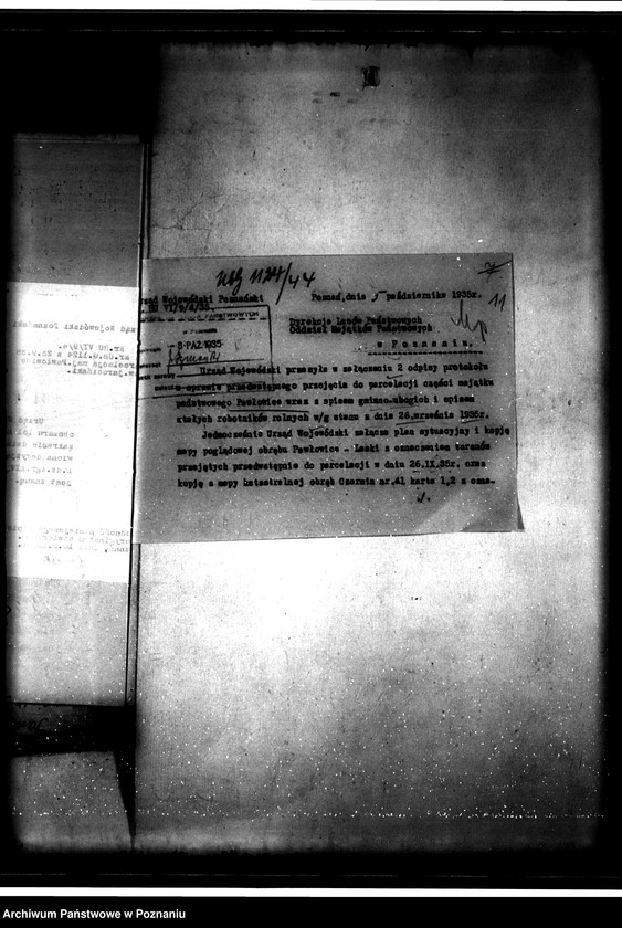 Obraz 14 z jednostki "Parcelacja majątku państwowego Pawłowice"