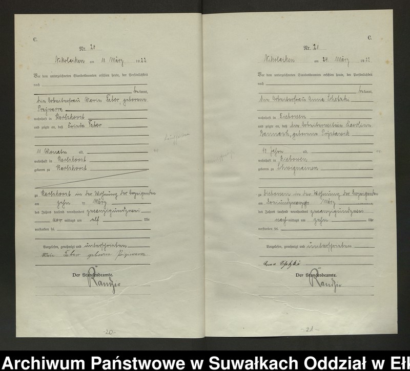 image.from.unit.number "Sterbe=Haupt=Register des Königlichen Preussischen Standes-Amtes Nikolaiken Kreis Sensburg"
