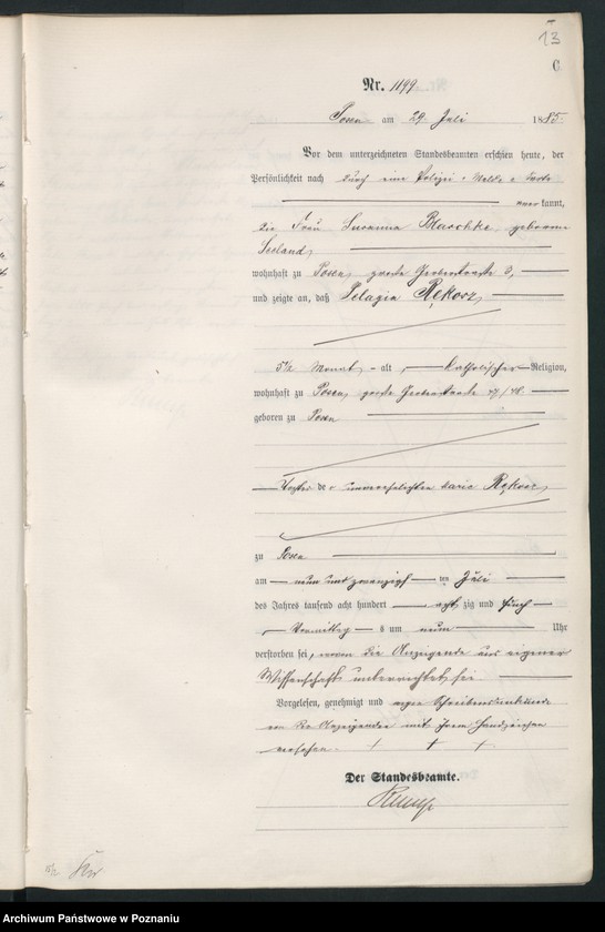 Obraz 16 z jednostki "Księga zgonów t. III"