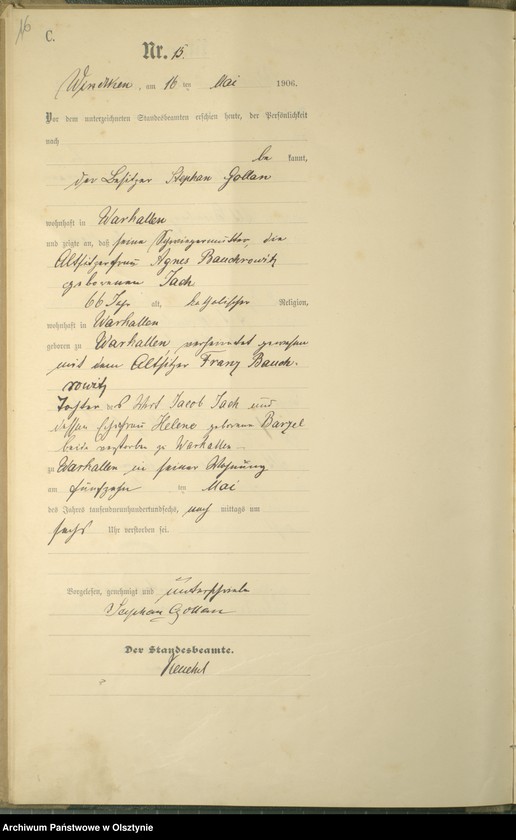 image.from.unit.number "Sterbe-Haupt-Register Nr 1 - 40"