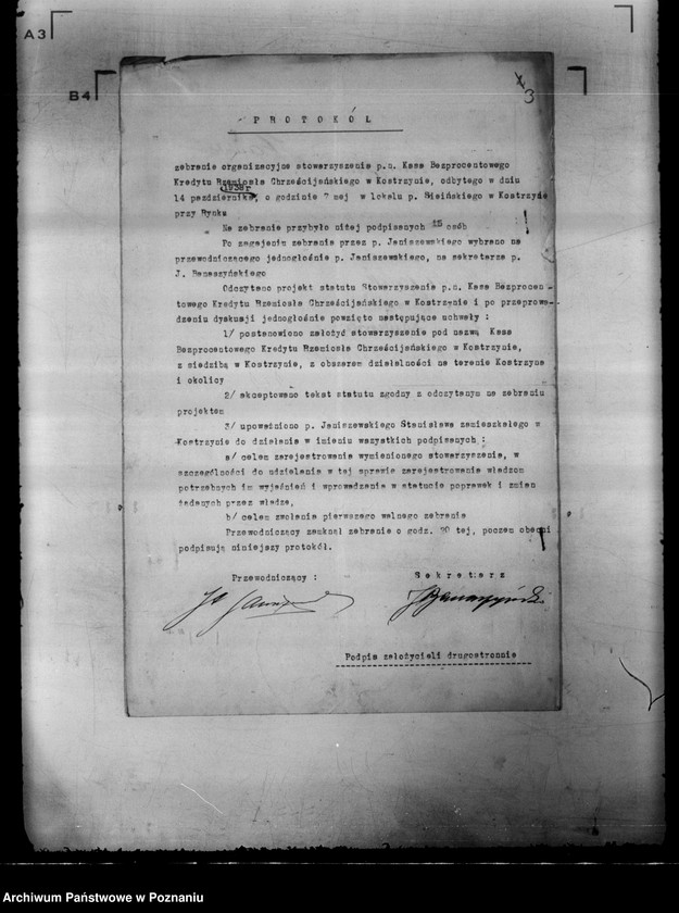 Obraz 7 z jednostki "/ Kasa Bezprocentowego Kredytu Rzemiosła Chrześcijańskiego w Kostrzynie/"