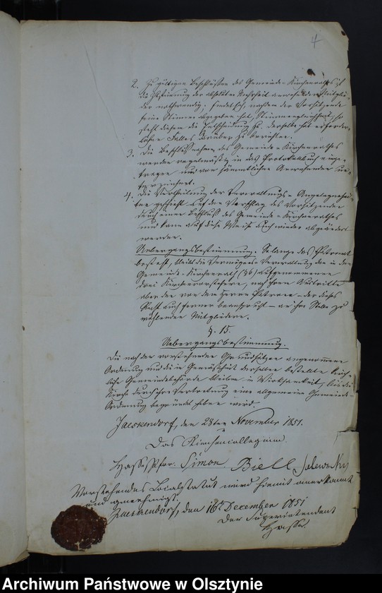 image.from.unit.number "Beläge zu der Verordnungen der Gemeinde-Kirchenrats"