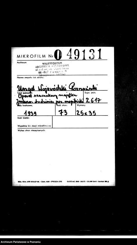 image.from.unit.number "Operat szacunkowy majątku Jankowo-Ludwiniec powiatu mogileńskiego"