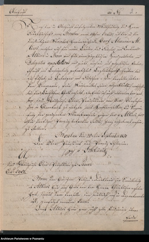 Obraz 6 z jednostki "A. betr. den angeblichen päpstlichen Gesandten Fürsten Altieri"