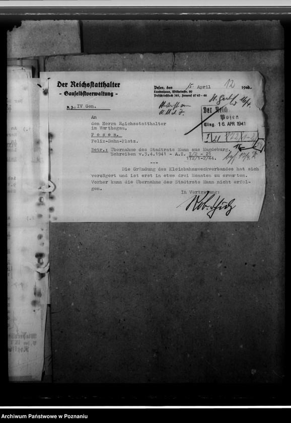 Obraz 16 z jednostki "Mann, Stadtrat; Enke, Stadtrat"