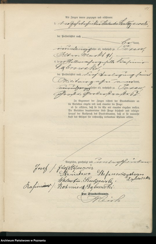 Obraz 13 z jednostki "Księga małżeństw t. III"