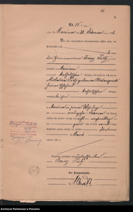 Obraz 18 z jednostki "Księga urodzeń"