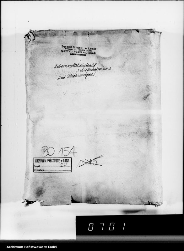 Obraz 4 z jednostki "Lebensmitteleinkauf, Aufträge, [Lieferscheinen und Rechnungen] 20721-20780"