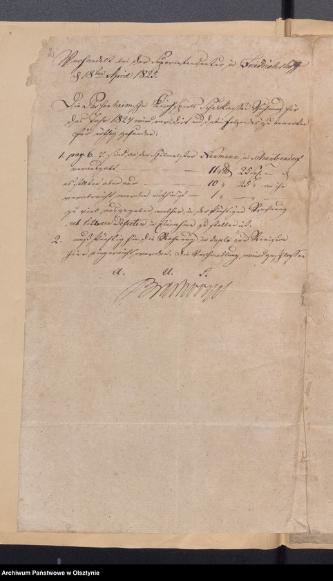 image.from.unit.number "Consignation des Kirchspiels Passenheim"