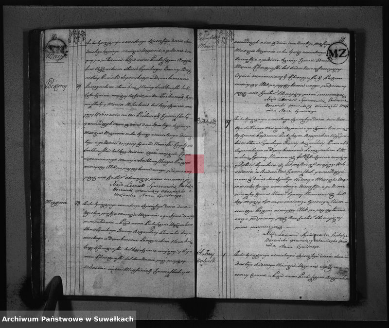 image.from.unit.number "Akta Zeszłych Gminy Berznickiey od 1 Maja 1810 Ru do 8 XII 1811 r."