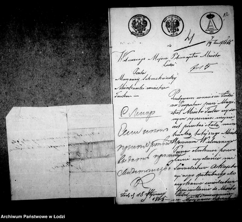 Obraz 12 z jednostki "Akta tyczące się przesiedleń"