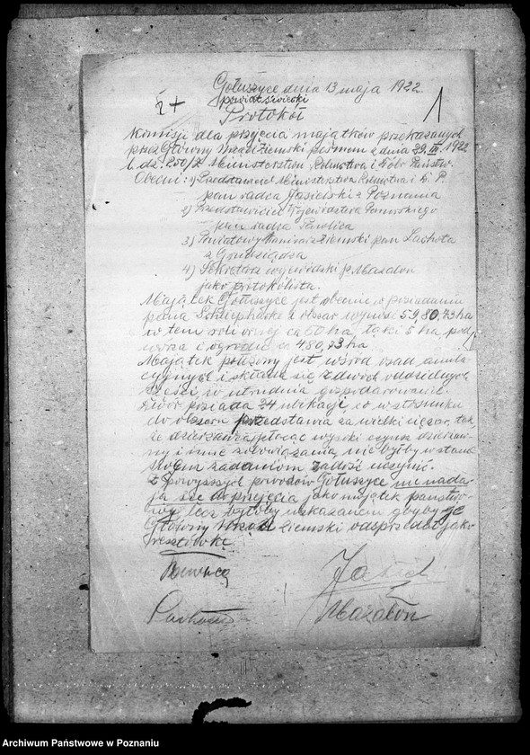 Obraz 5 z jednostki "Sprawy Domen majątki przekazane min. Rolnictwa i Dób Państw. przez Okręgowy Urząd Ziemski"