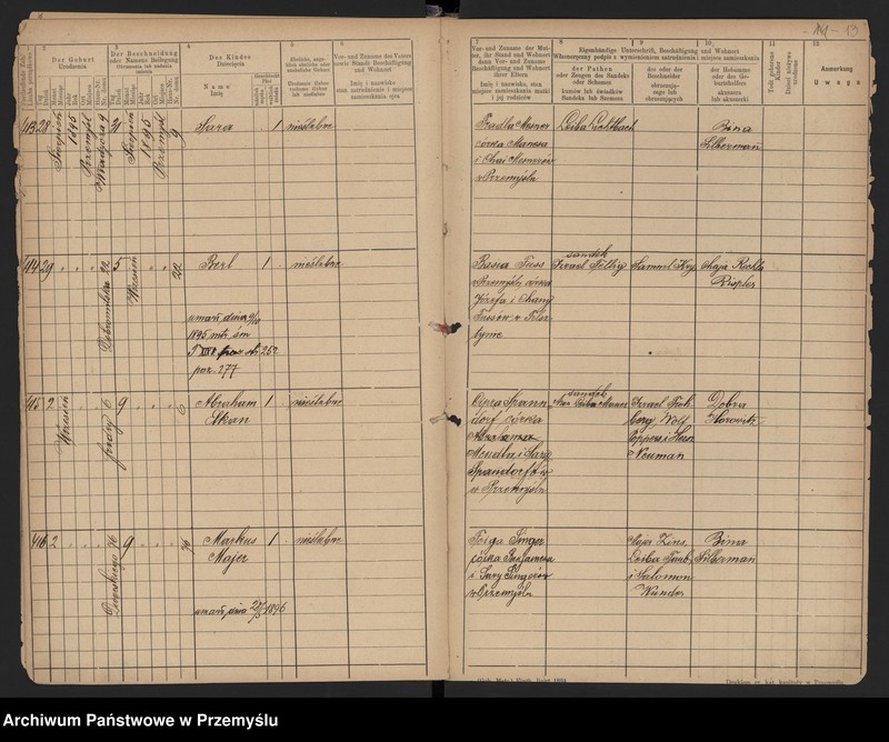 image.from.unit.number "Księga urodzin rok 1897 tom XXI [Księga urodzeń]"