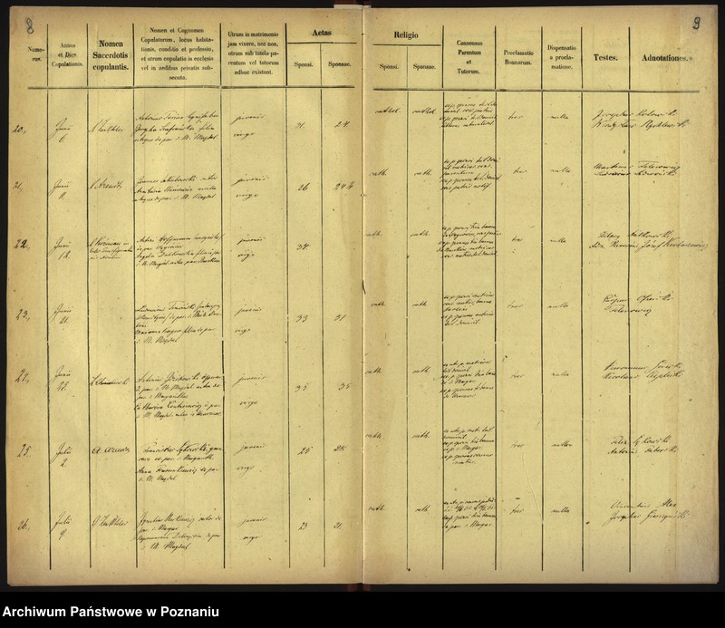 Obraz 7 z jednostki "Księga małżeństw"