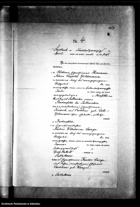 image.from.unit.number "Księga małżeństw"