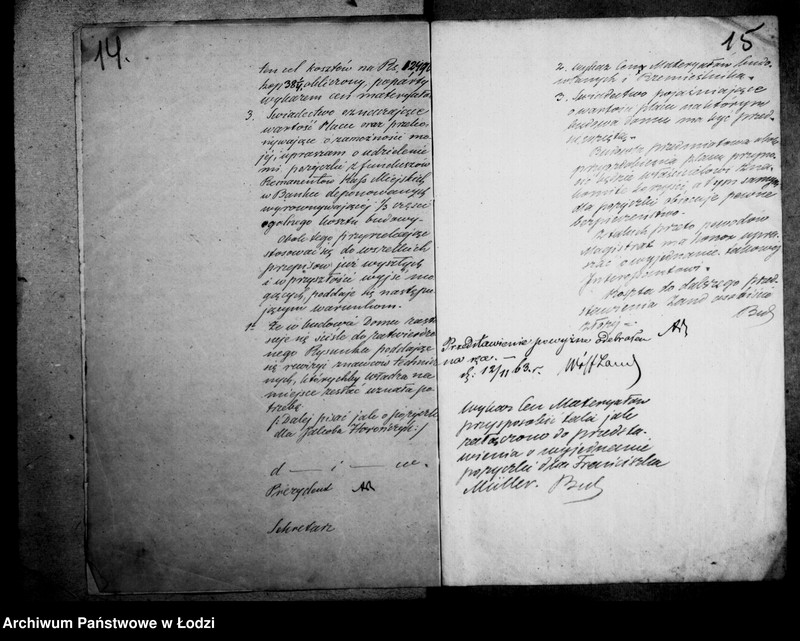 Obraz 13 z jednostki "Akta w przedmiocie pożyczki bankowej Wolfa Zanda"