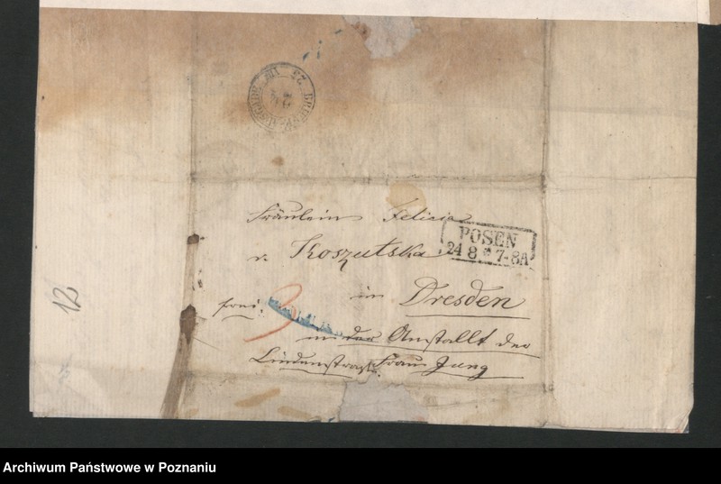 Obraz 16 z jednostki "A. betr. Gerichtsassessor Kasimir Josef Sewerin von Jarochowski /mit Privatbriefen an ihn/"