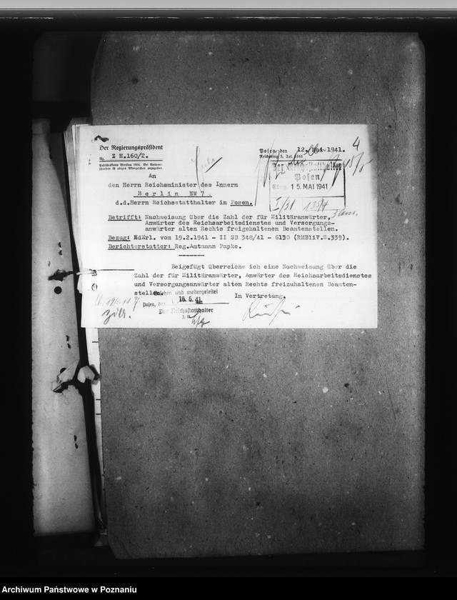 Obraz 8 z jednostki "Nachweisung der Militäranwärter"