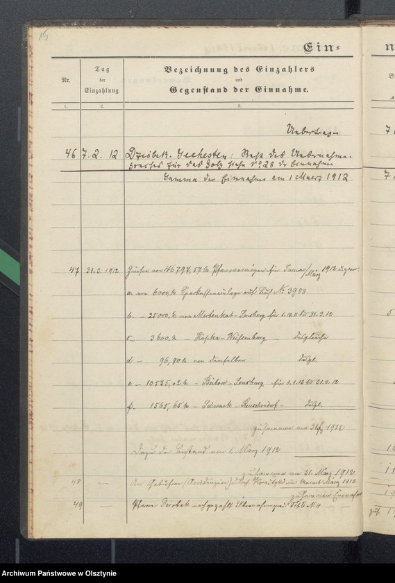 image.from.unit.number "Tagebuch über Einnahme und Ausgabe der Pfarrstellenkasse zu Seehesten"