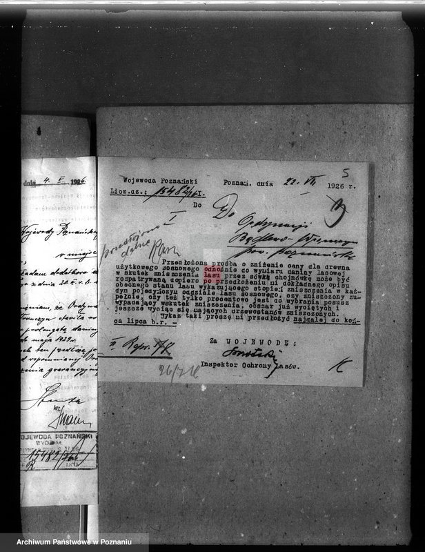 Obraz 8 z jednostki "Majętność leśna Wronczyn-Pomarzanowice powiat poznański"