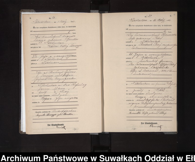 image.from.unit.number "Sterbe-Haupt-Register des Königlichen Preussischen Standes-Amtes Nikolaiken Kreis Sensburg"