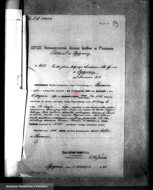 Obraz 18 z jednostki "Smoschewor i Ska - Towarzystwo dla przemysłu kolejowego - nr woj. kotła 617"