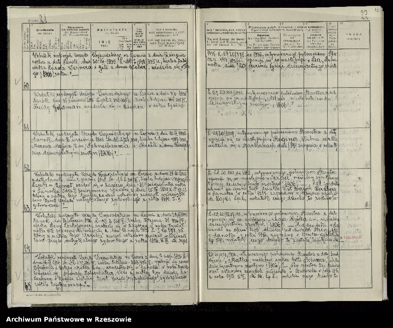 image.from.unit.number "Księga urodzeń dla miejscowości Sanok"