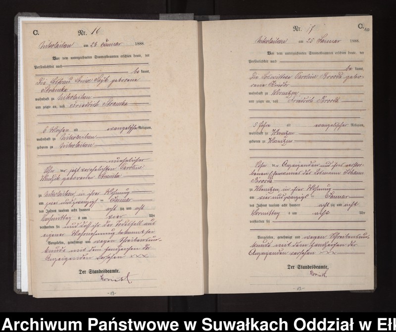 image.from.unit.number "Sterbe-Haupt-Register des Königlichen Preussischen Standes-Amtes Nikolaiken Kreis Sensburg"