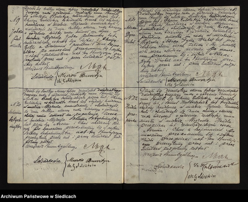 image.from.unit.number "Księga aktów zgonów wyznania mojżeszowego "