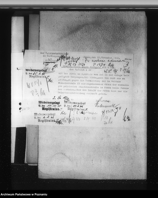 Obraz 7 z jednostki "Vorgänge über Makulatur"