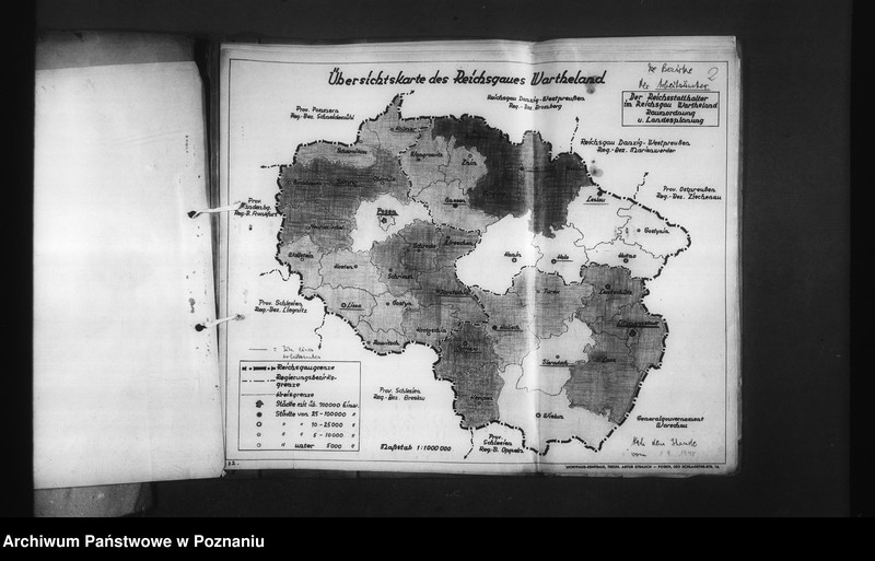 Obraz 6 z jednostki "Zuständigkeitsbereiche der Behörden im Reihsgau Wartheland"