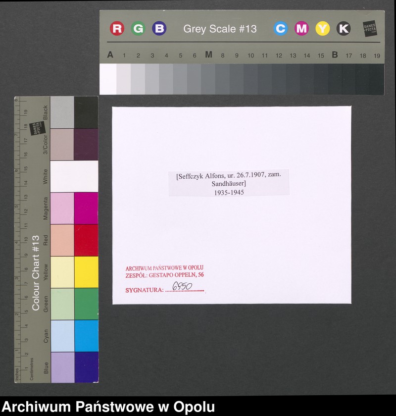 Obraz 2 z jednostki "[Seffczyk Alfons, ur. 26.7.1907, zam. Sandhäuser]"