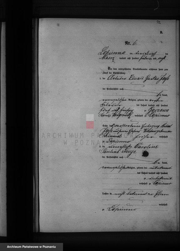 Obraz 14 z jednostki "Księga małżeństw"