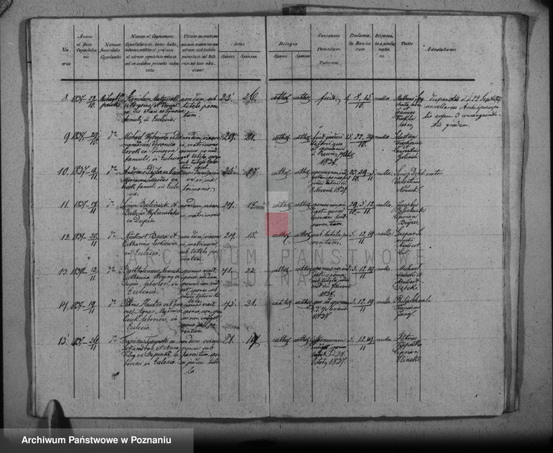 Obraz 13 z jednostki "Duplikat baptisatorum, copulatorum, mortuorum"