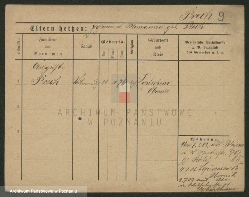 Obraz 11 z jednostki "Prebel - Preuss (żonaci - samotni mężczyźni)"